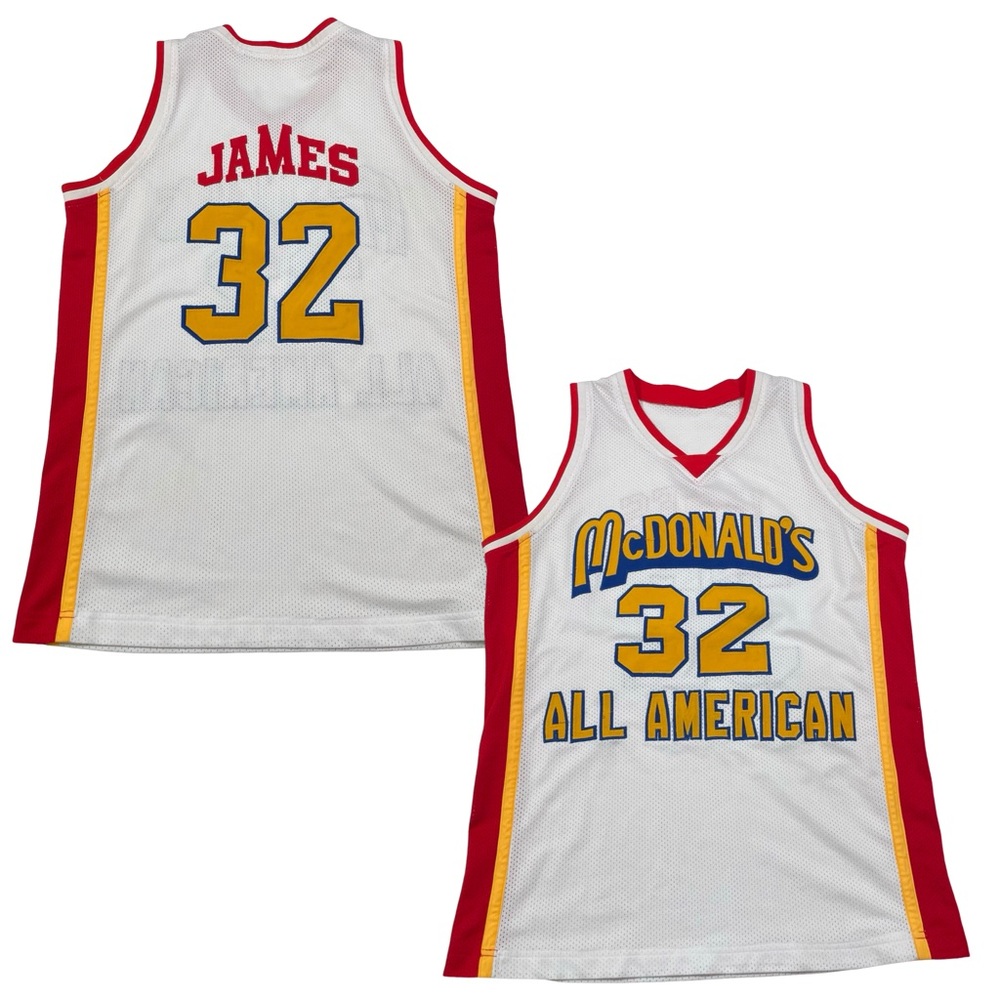 Vintage LeBron James McDonalds All American 32 Size M/L Basketball Jersey